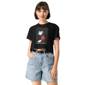 womens combed cotton crop top – soft, durable & stylish